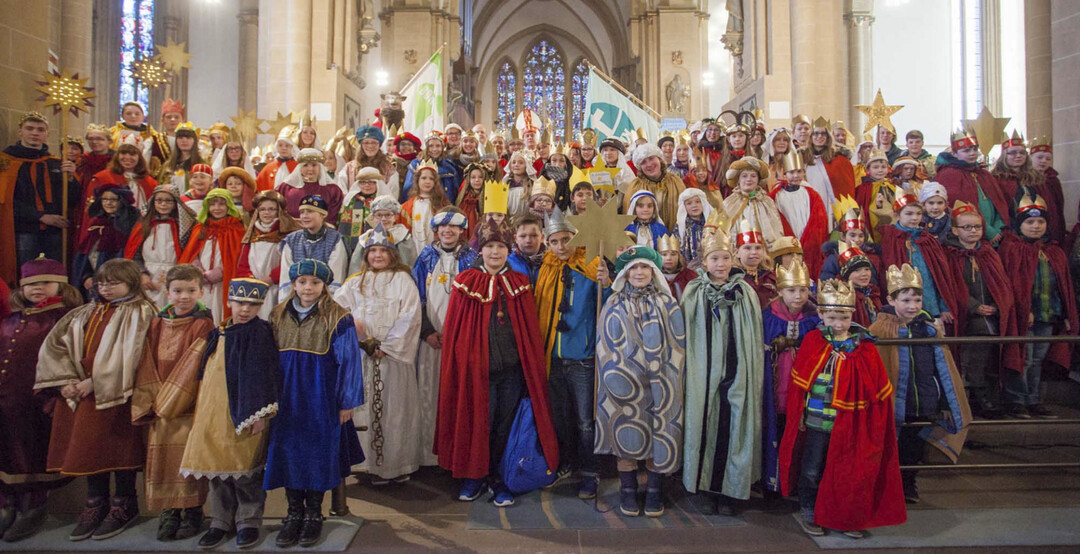 Das große Gruppenbild zum Abschluss darf beim Dankgottesdienst nicht fehlen.