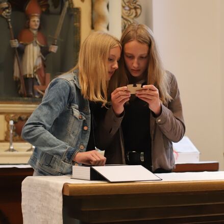 Eine Kapelle wird zum Rätsel-Labyrinth