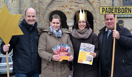 Sternsinger feiern Dankgottesdienst in Paderborn am 11. Januar